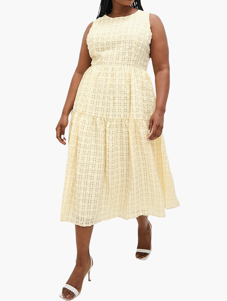 MyRunway Shop Superbalist Label Fit And Flare Gingham Dress